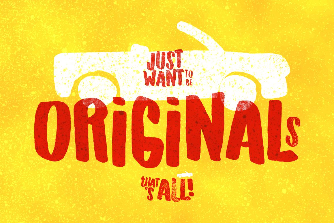 Originals Typeface example image