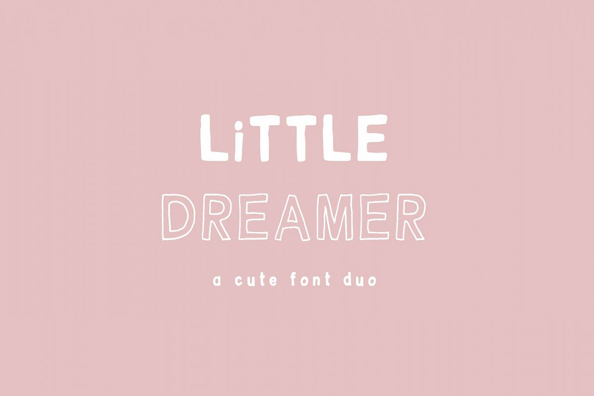 Little Dreamer Font Duo example image