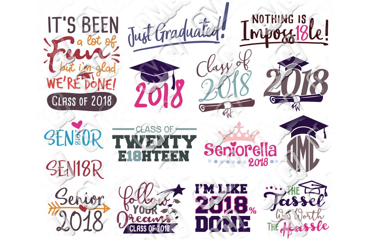 Download Graduation SVG Bundle by OhMyCuttables | Design Bundles