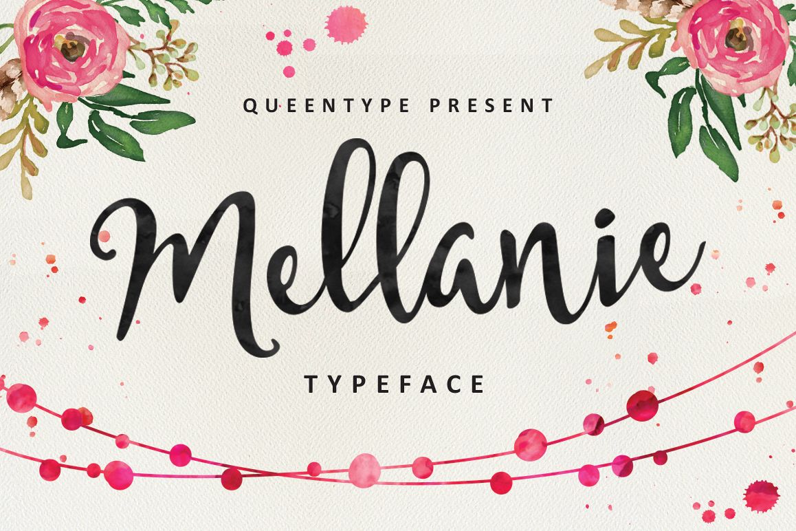 Mellanie Script example image