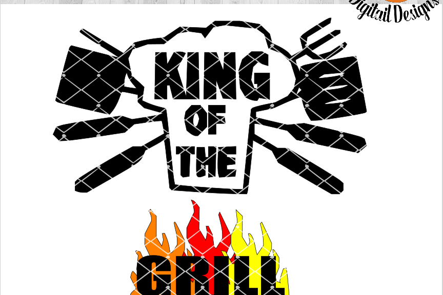 Download King of the Grill SVG - png - eps - dxf | Design Bundles