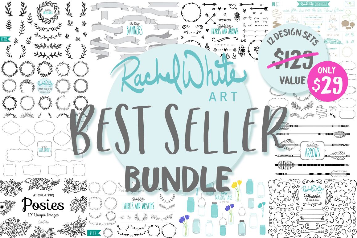 Best Seller Bundle, 12 Design Sets example image