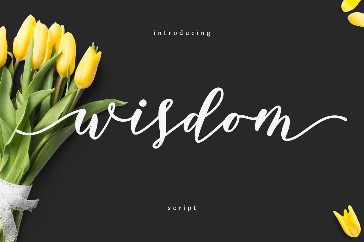 Wisdom Script example image