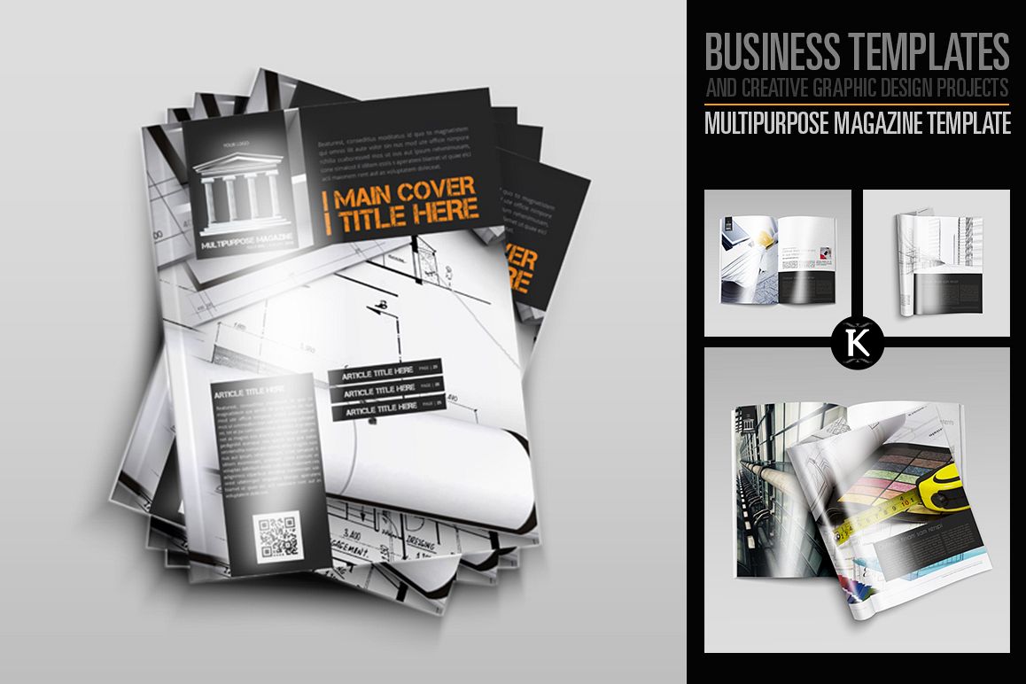 Multipurpose Magazine Template example image