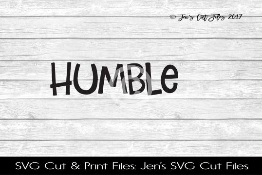Humble SVG Cut File example image