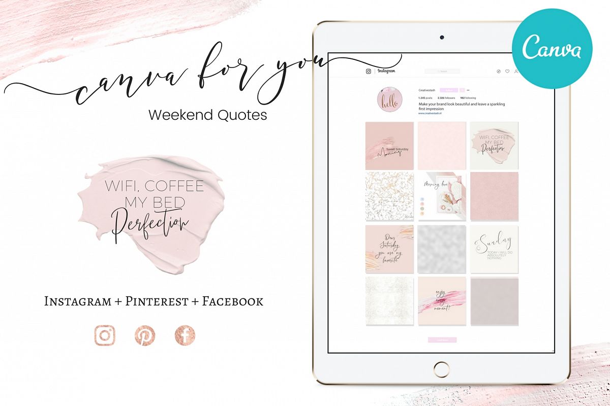 Canva for you - (Weekend) quotes example image