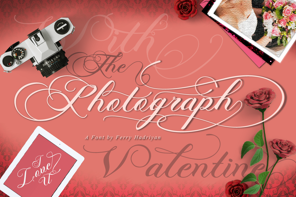 Photograph - Script Wedding Font example image