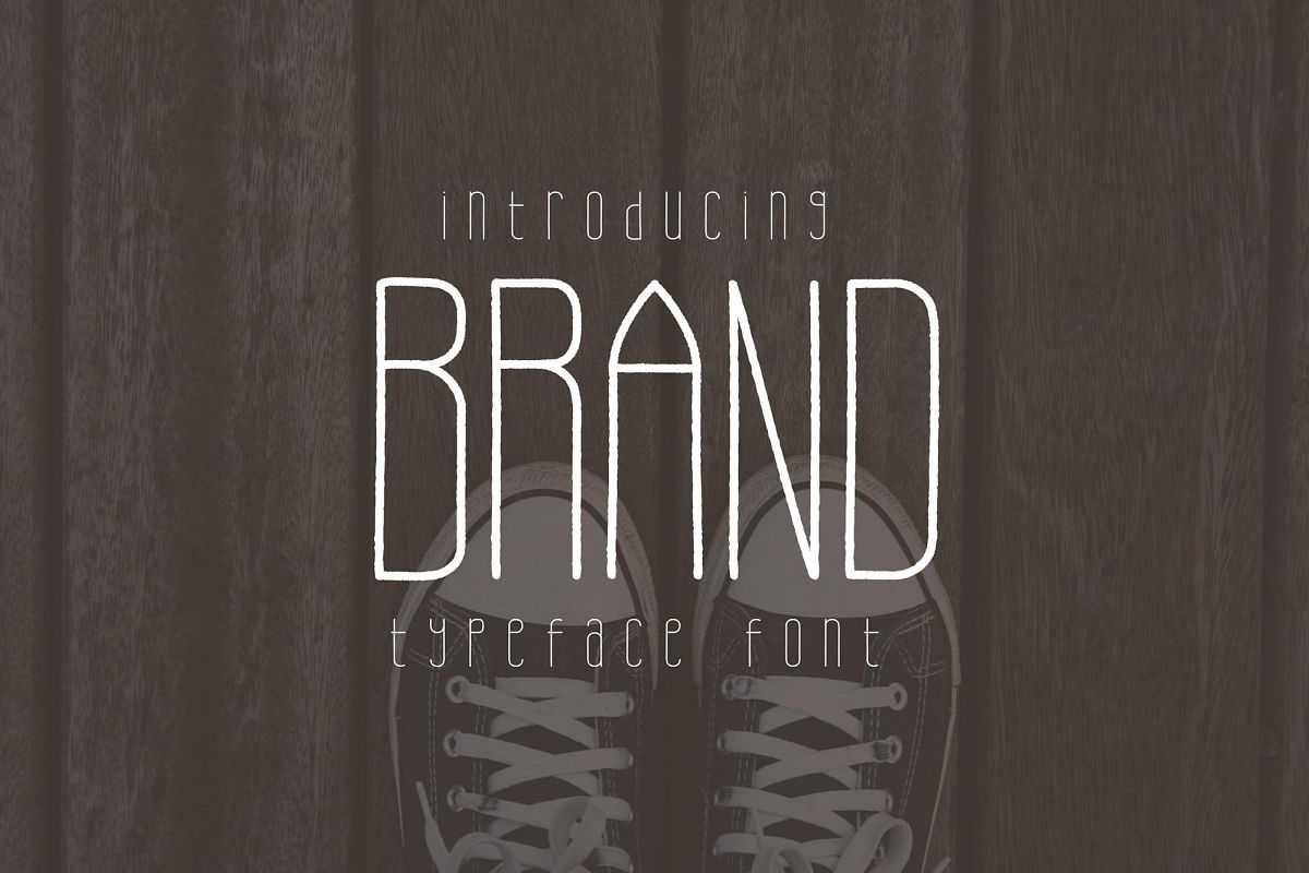 Brand Typeface Font example image