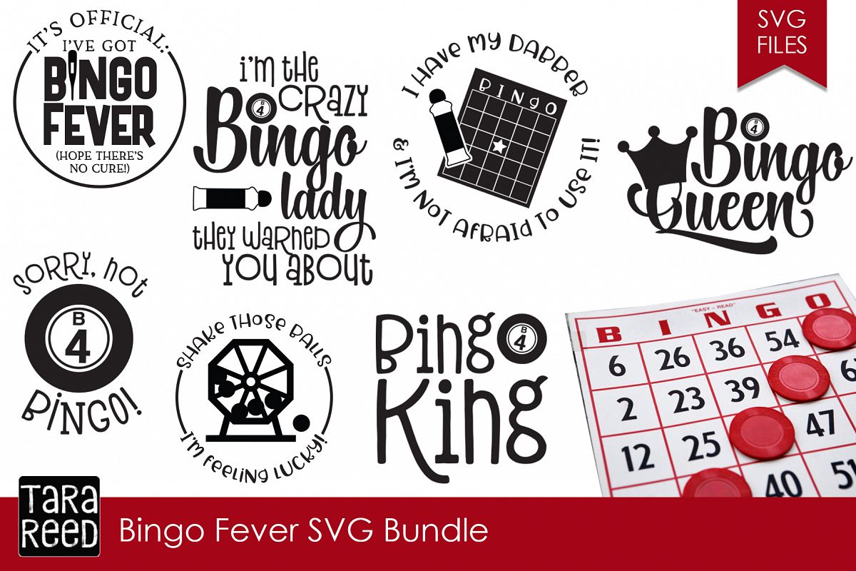 Bingo svg bundle by Tara Reed Designs | Design Bundles