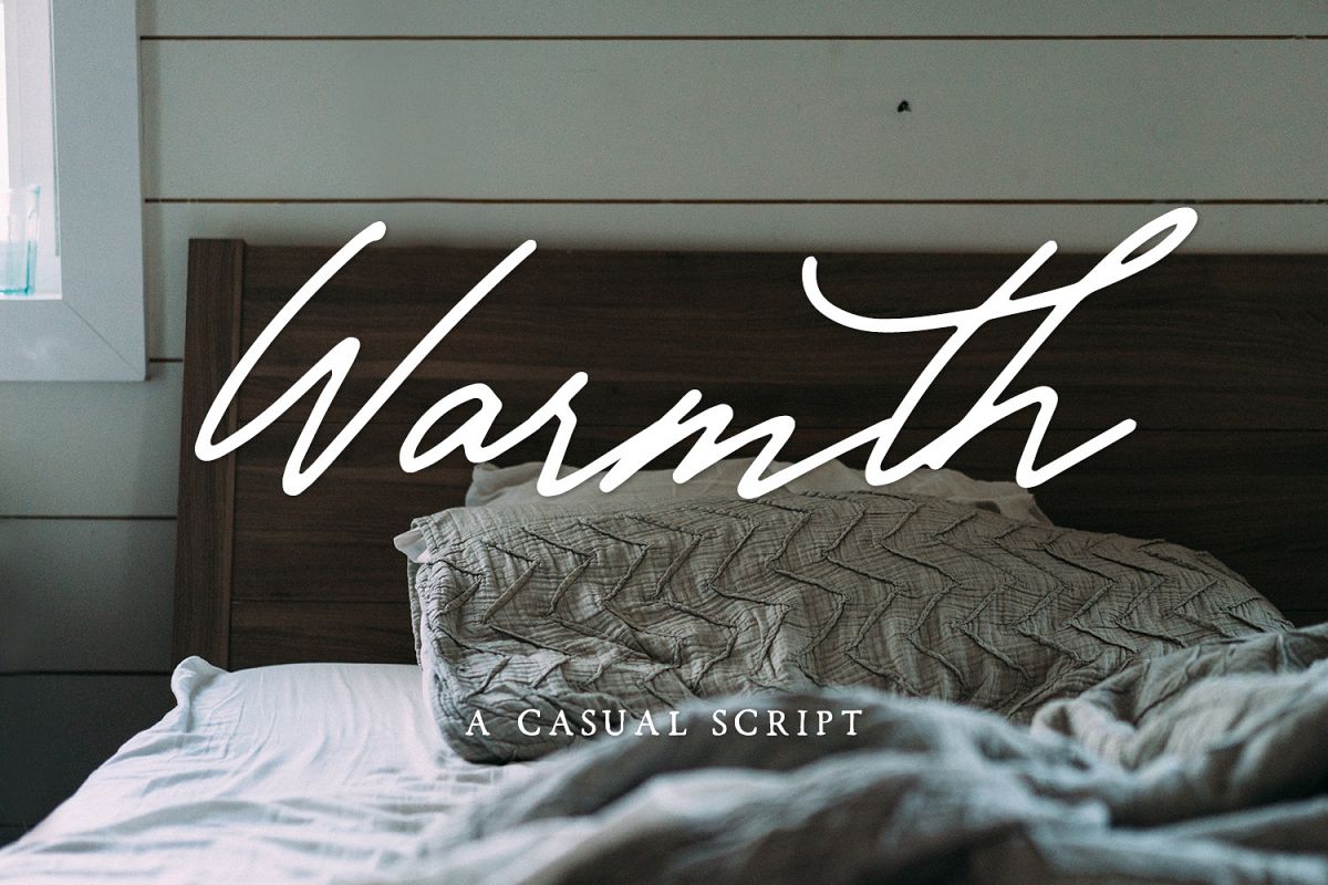 Warmth Casual Script example image