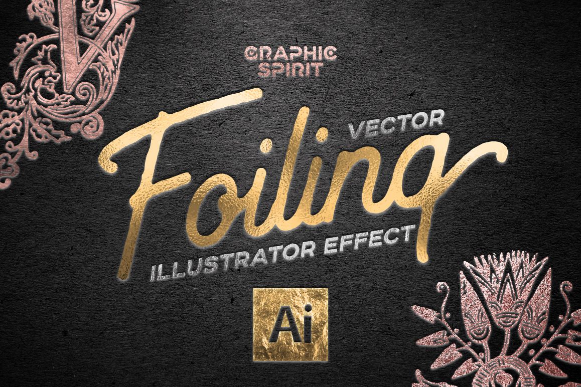 Vector Foiling Illustrator Effect example image