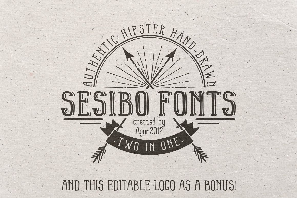 Sesibo Fonts example image