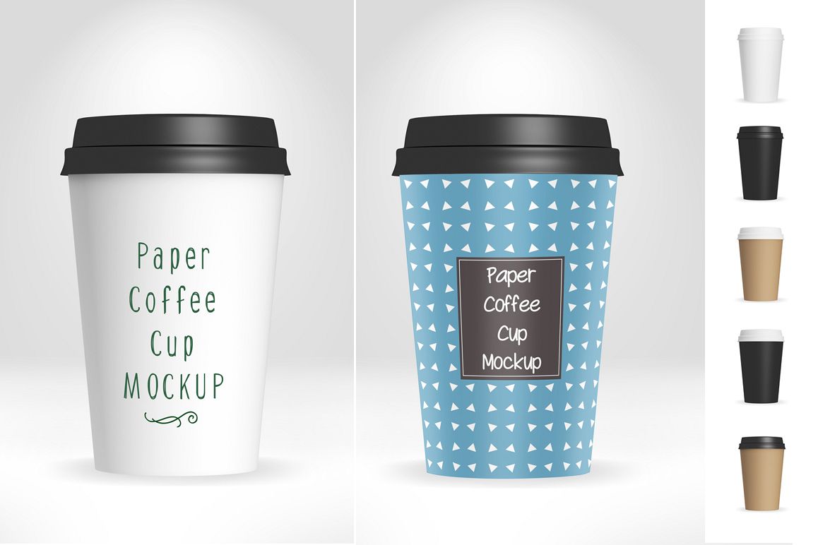 Paper Coffee Cup Mockup V1 example image