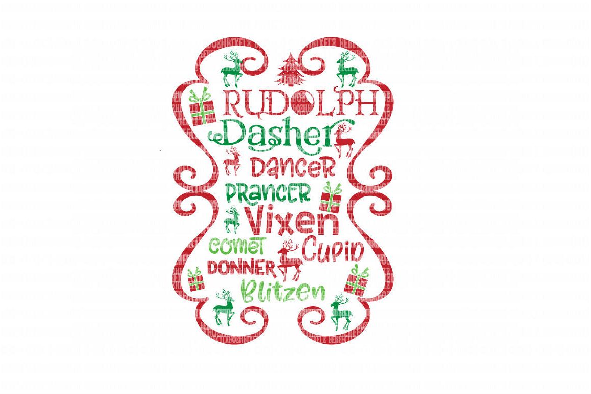 Download Christmas Reindeer Cricut Designs SVG F | Design Bundles