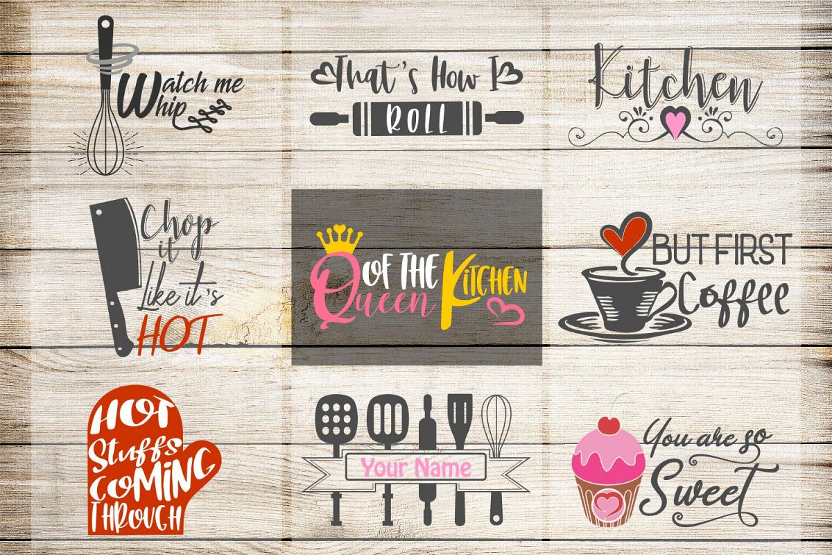 kitchen svg, VOL2, kitchen bundle, kitchen clipart, kitchen example image