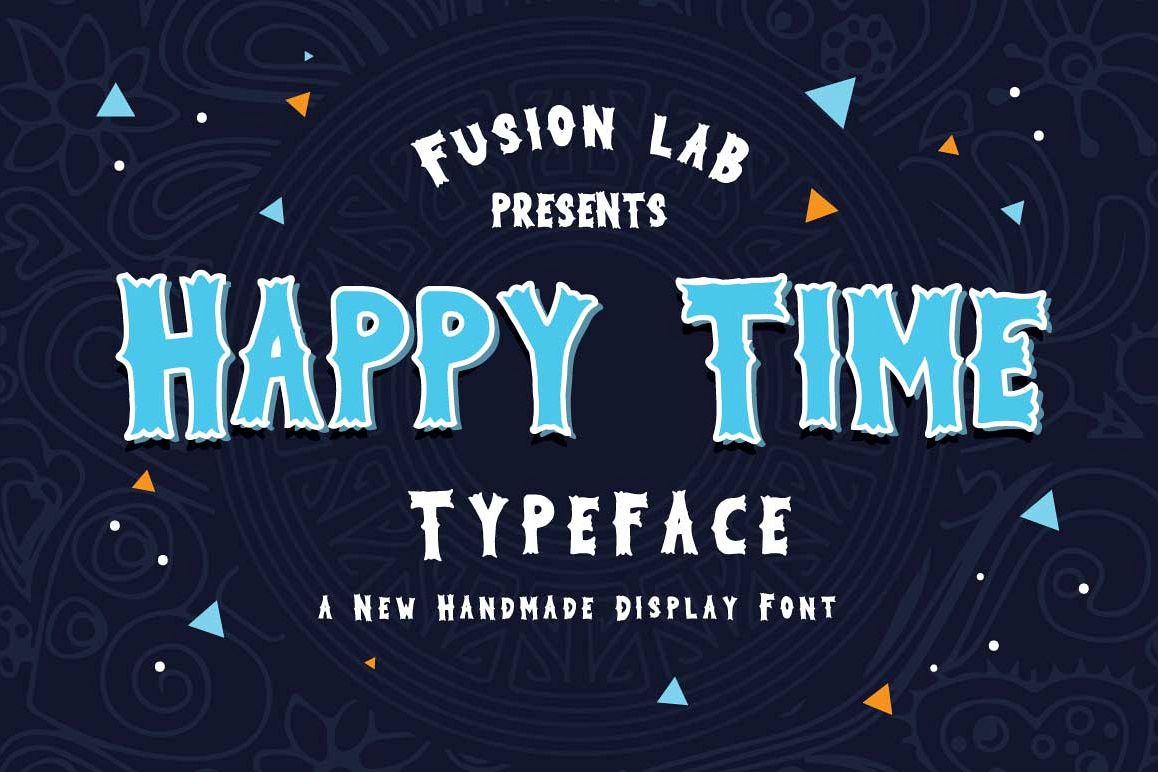 Happy Time Typeface example image