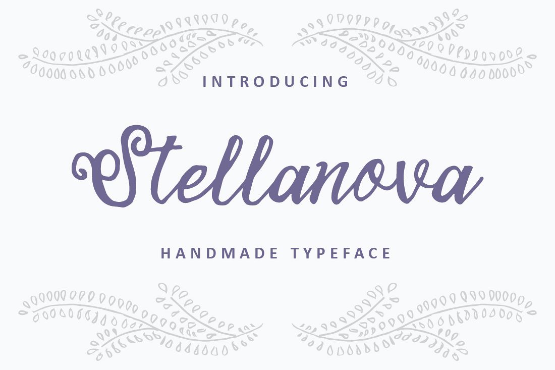 Stellanova Typeface example image