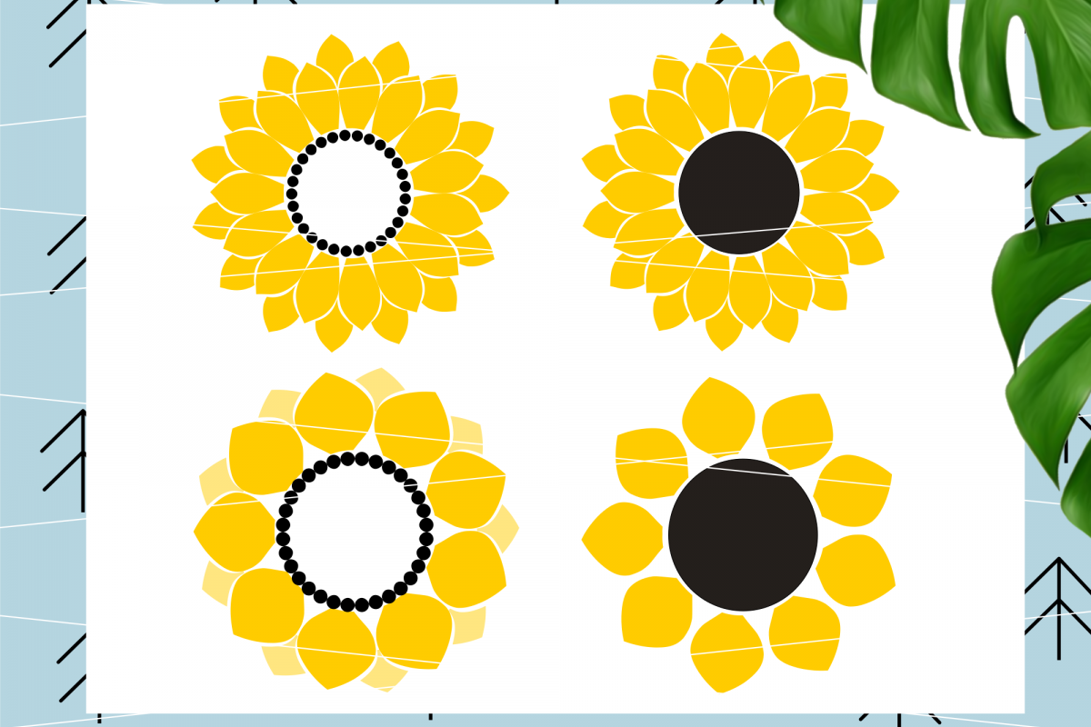 Download Sunflower svg by Crystalline Design | Design Bundles