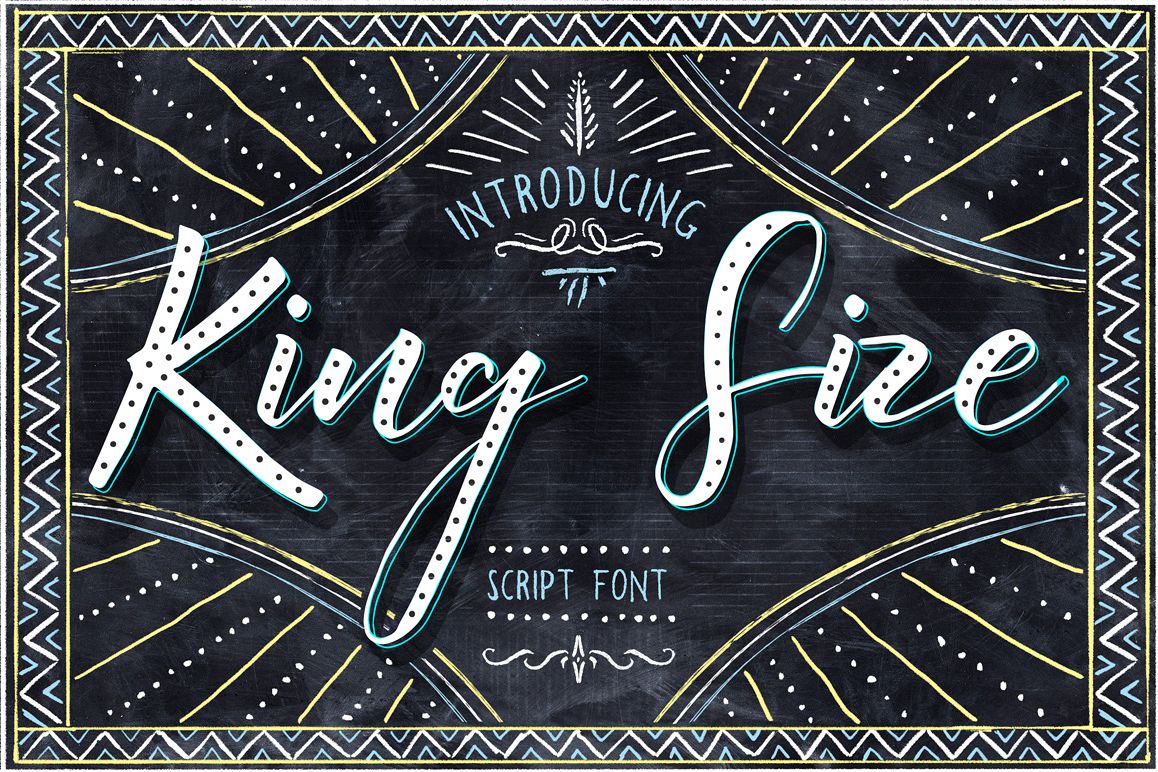 King Size Font example image