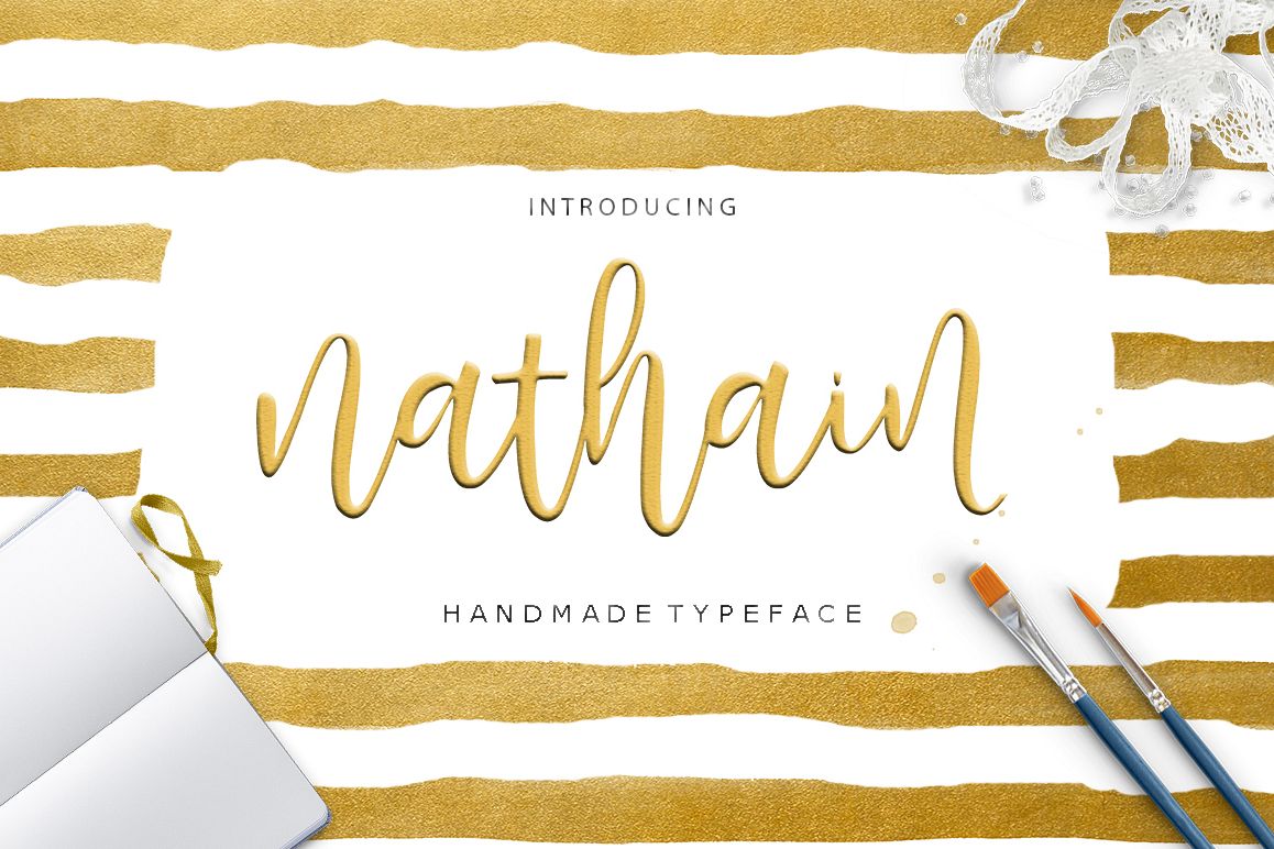 Free Nathain Duo Script Fonts