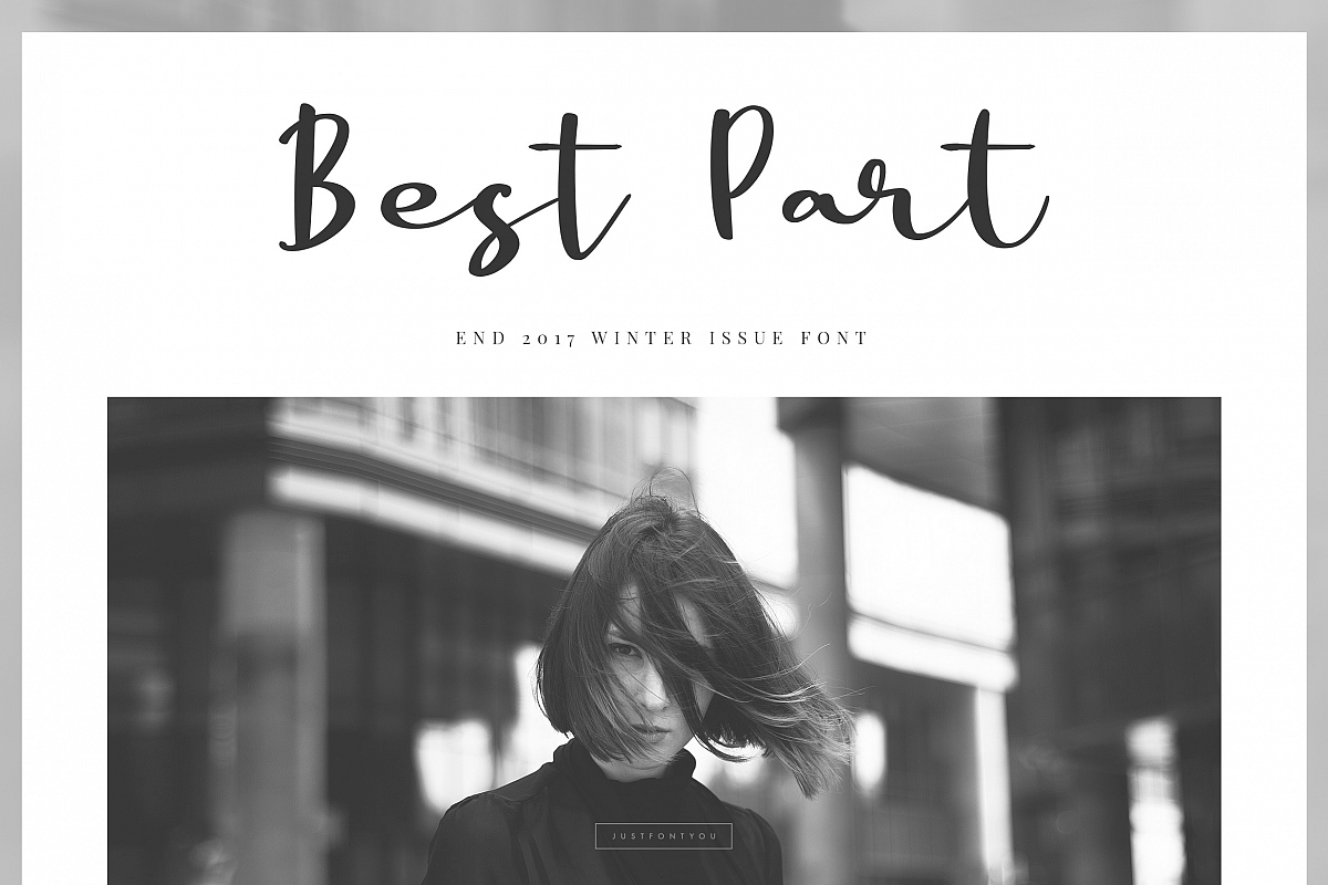 Best Part - Beauty Casual Font example image