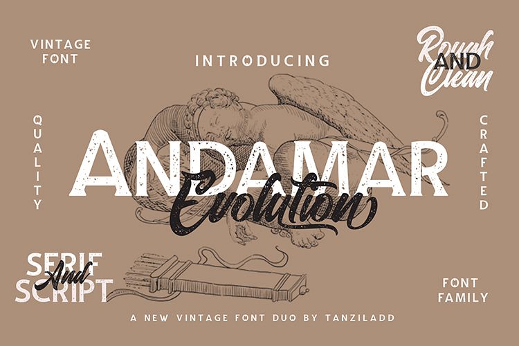 Andamar Font Family example image