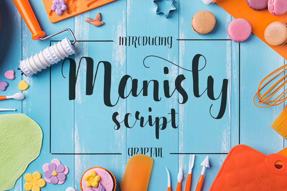 Manisly Script example image