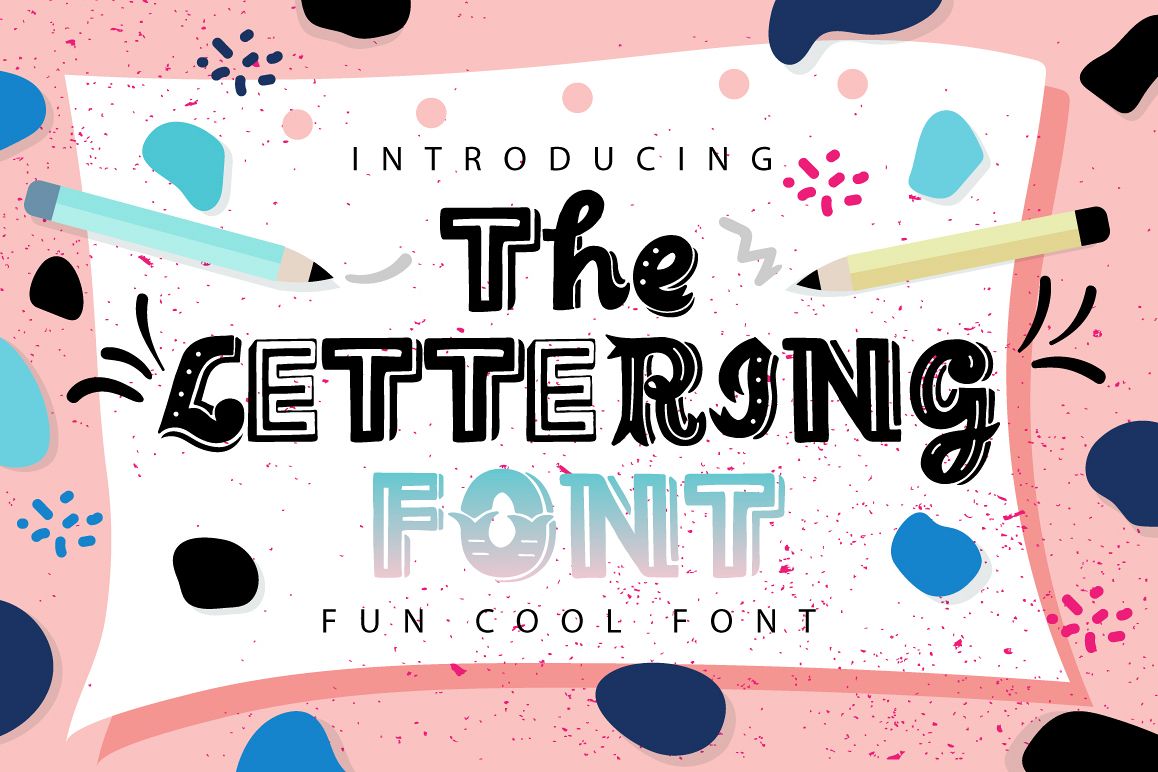 The Lettering Font example image
