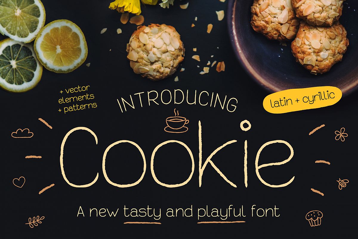 Cookie Font example image