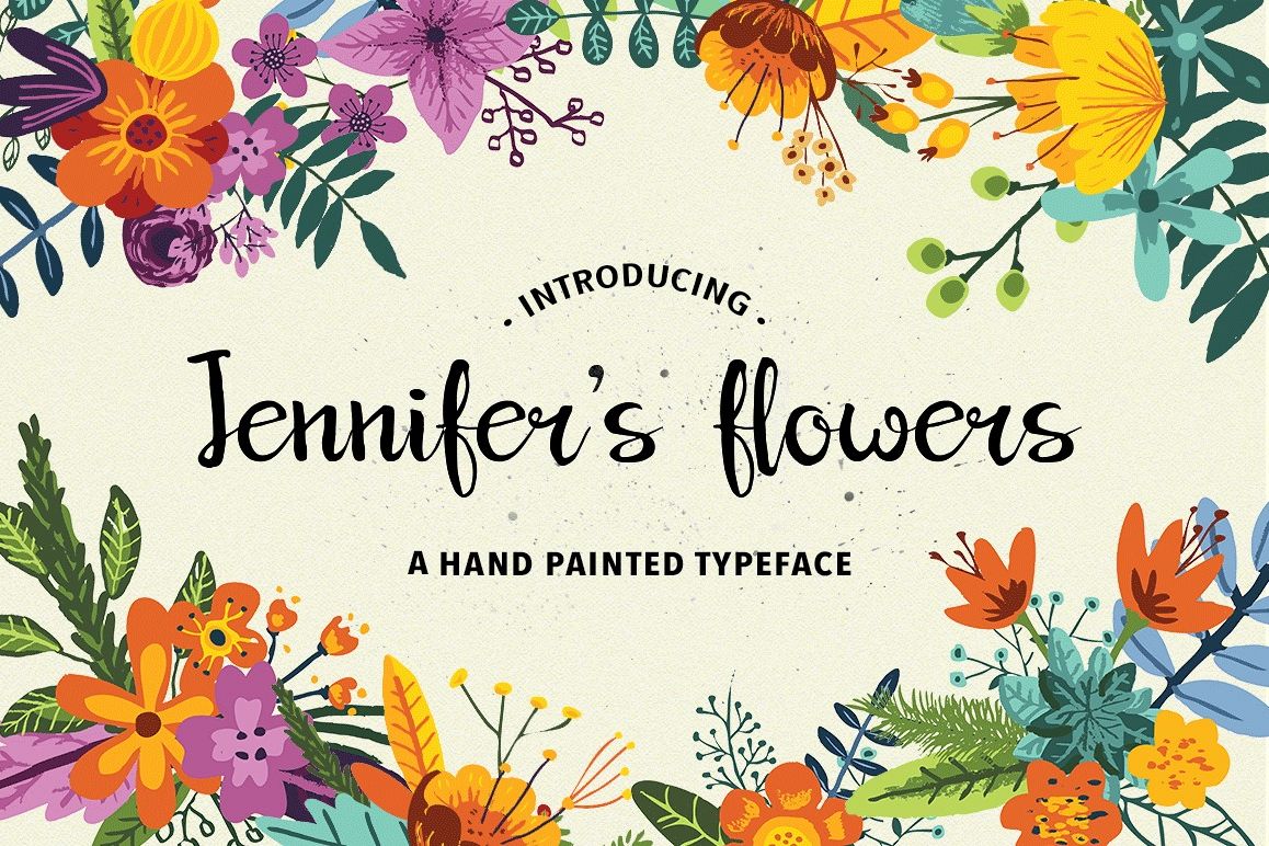 Jennifer's Flowers Script example image
