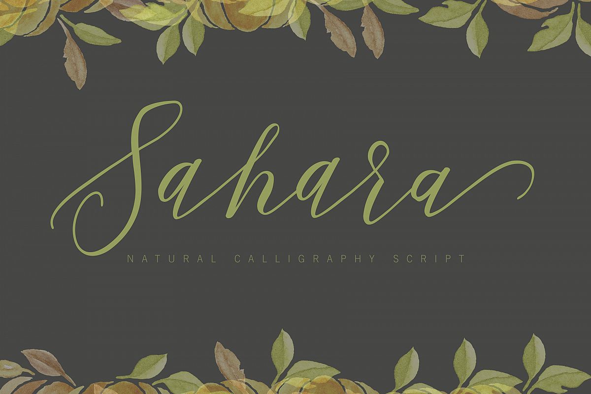 Sahara Script example image