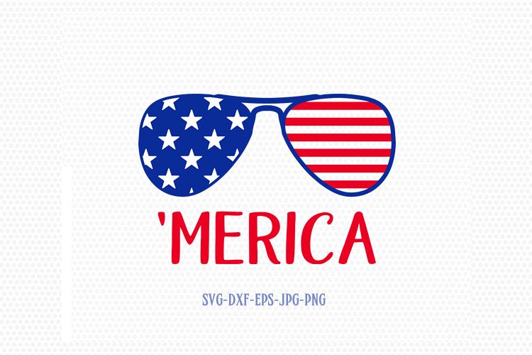 Download Merica sunglasses SVG, Fourth of July S | Design Bundles