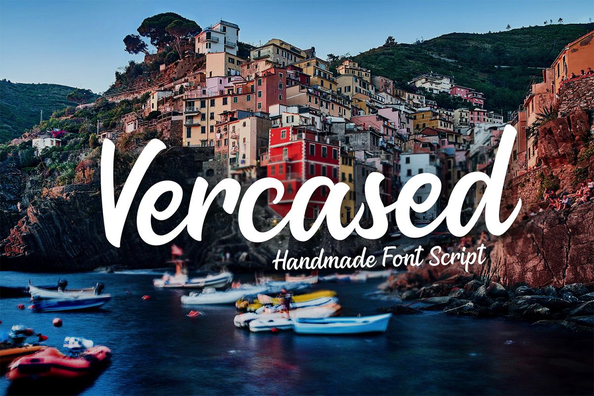 Vercased - Handmade Font example image