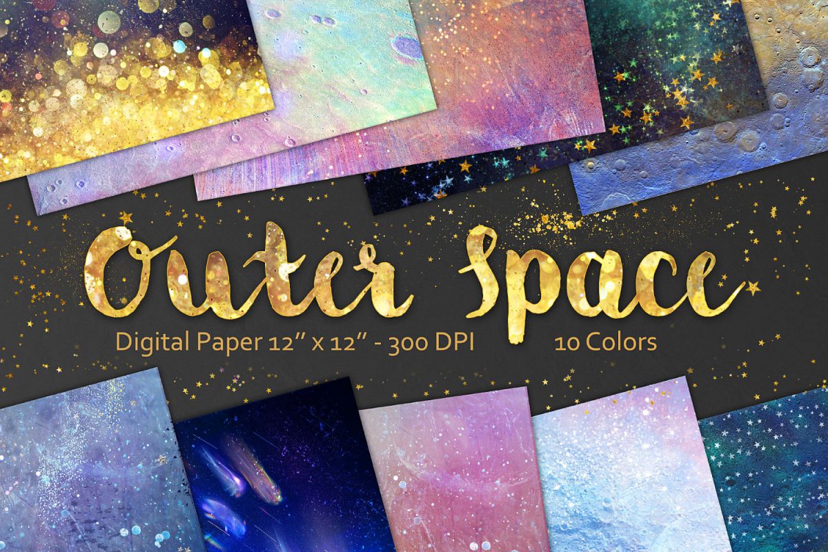 Outer Space Backgrounds example image