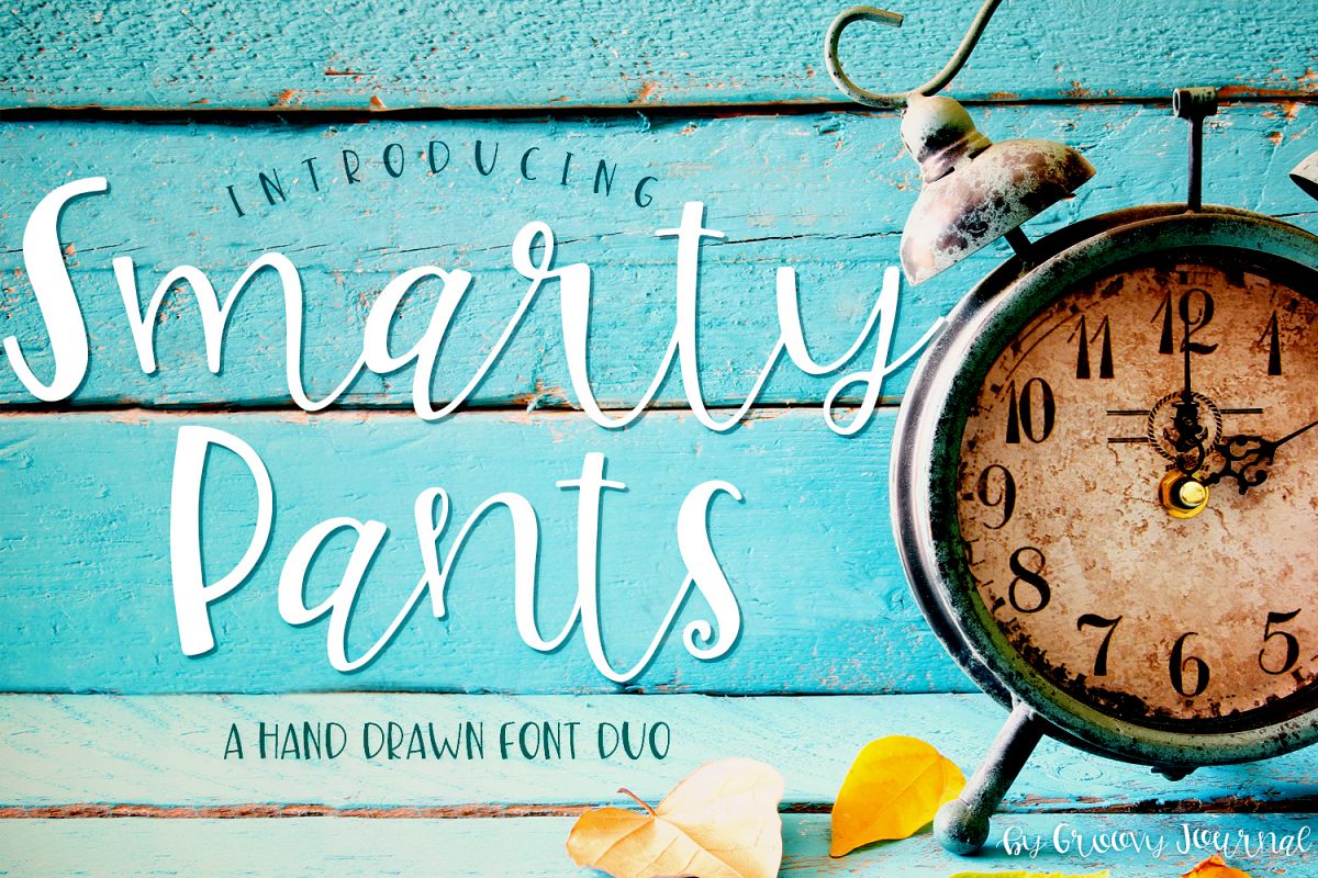 Smarty Pants Font Duo example image