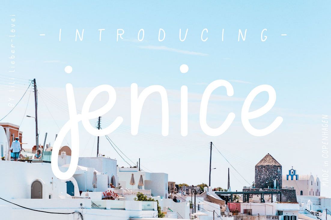 jenice | handwritten example image