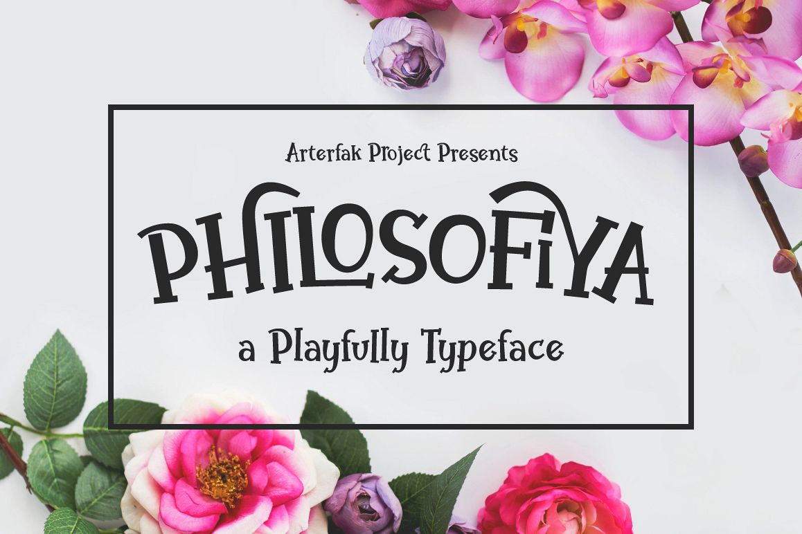 Philosofiya Typeface example image