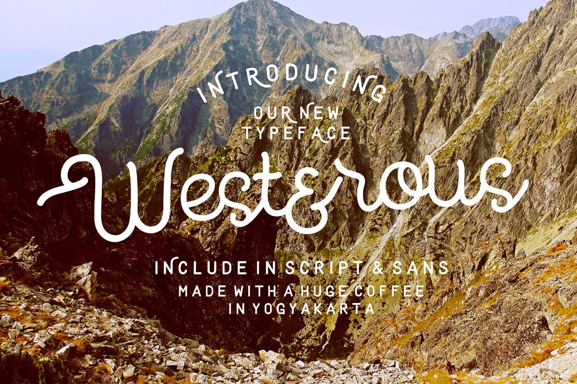Westerous Font example image