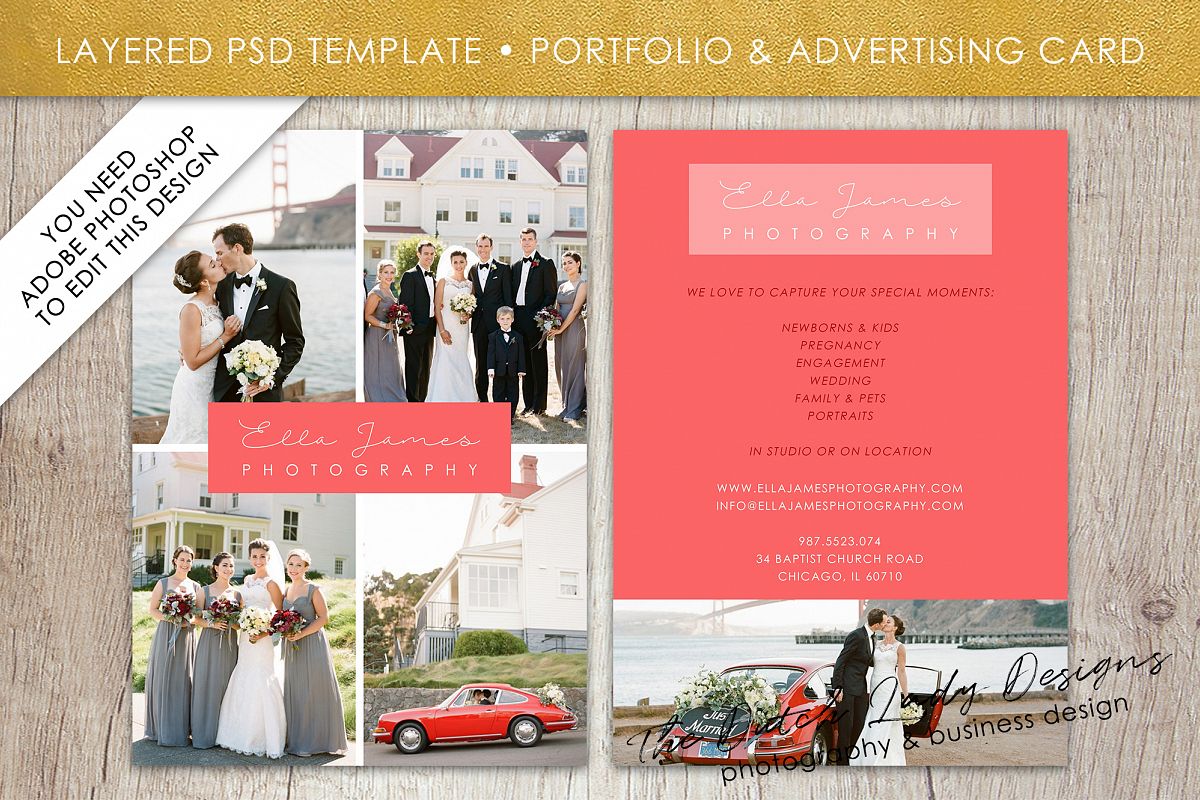 advertising card template
