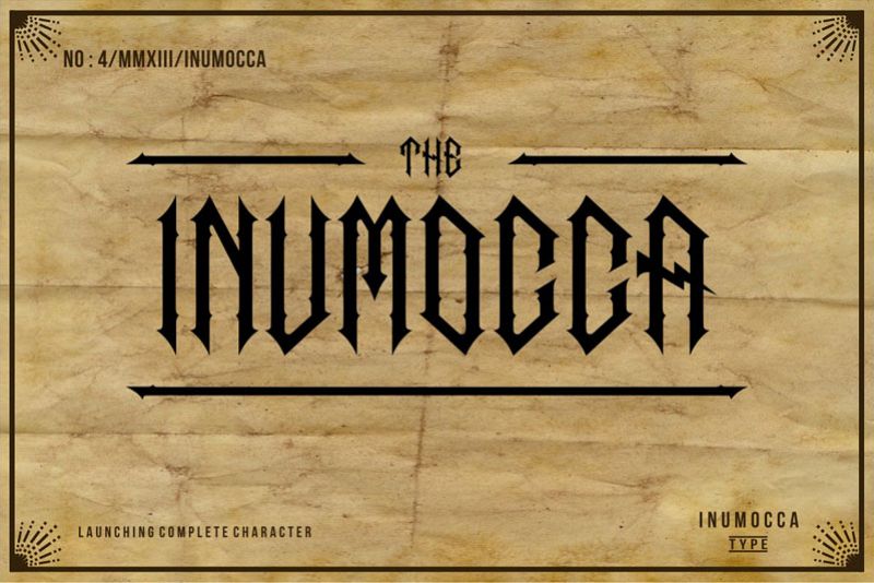 The Inumocca complete example image
