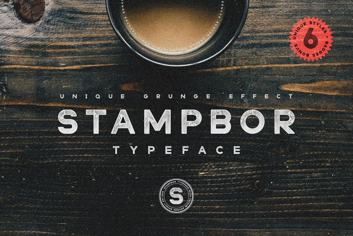 Stampbor Typeface