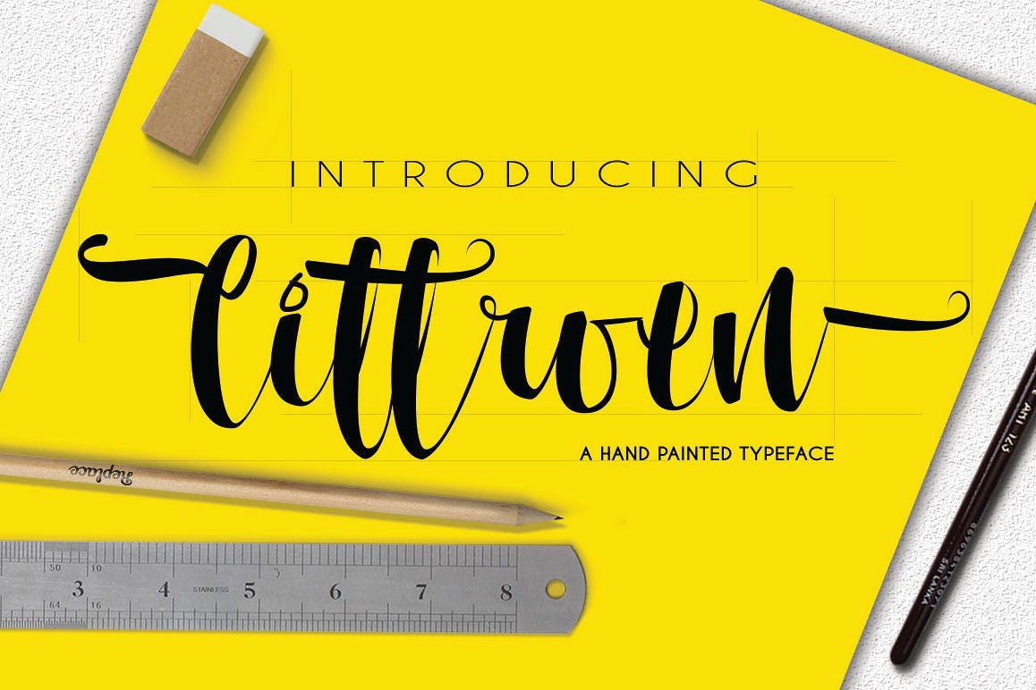 Cittroen Typeface example image