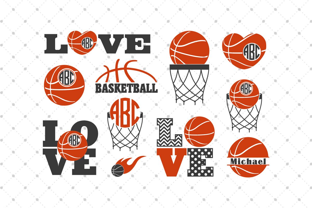 Download Basketball SVG Cut Files by SVGCutStudio | Design Bundles