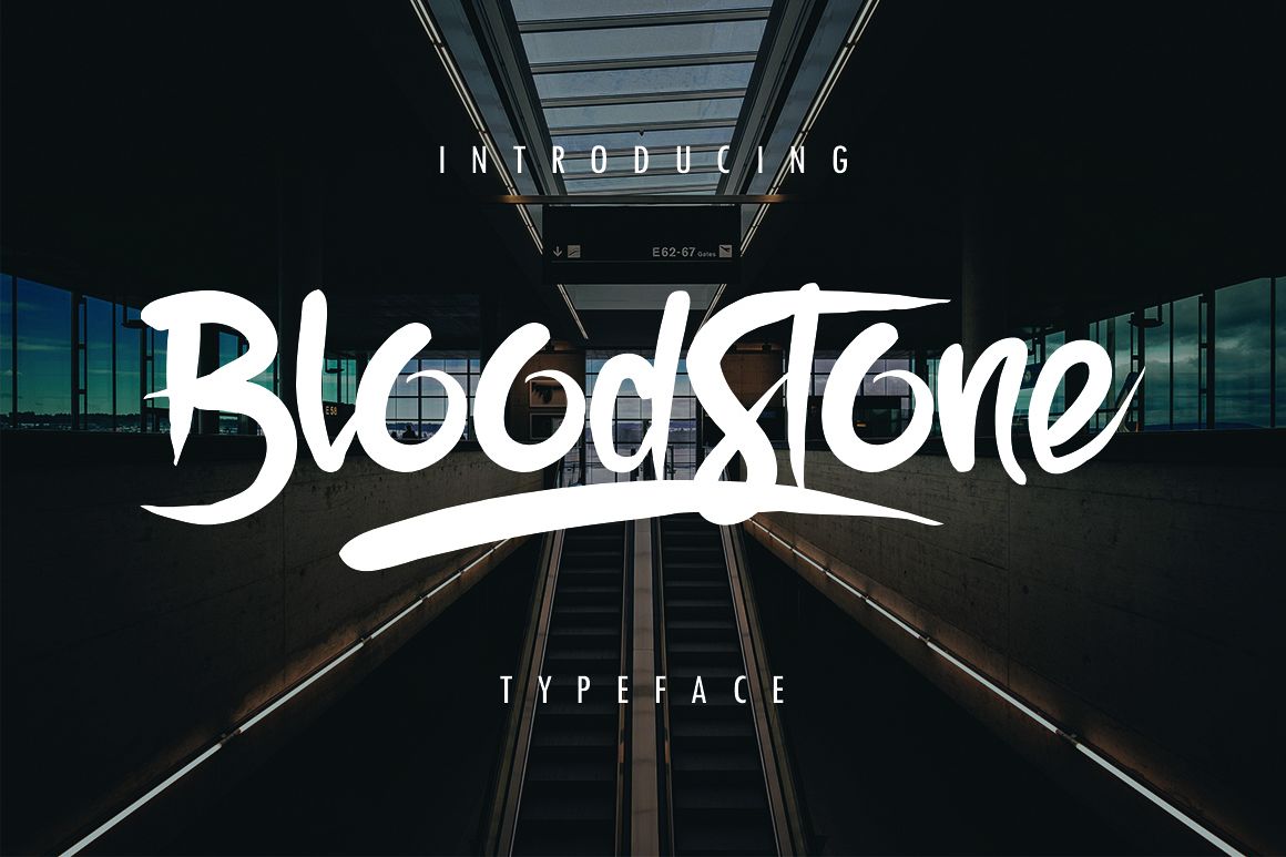 BloodStone Typeface example image