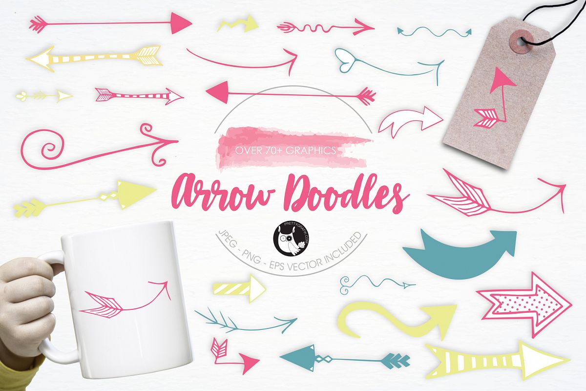 Arrow Doodles graphics and illustrations example image