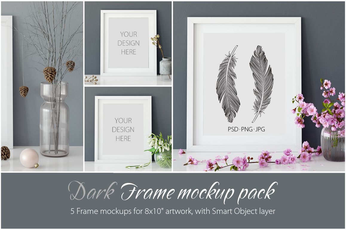 Frames Mockup 8x10 - PACK example image
