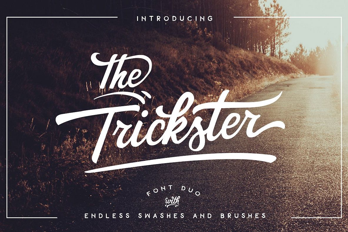 The Trickster Font Duo + extras example image