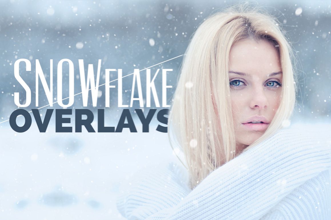 Snowflake Photo Overlays example image