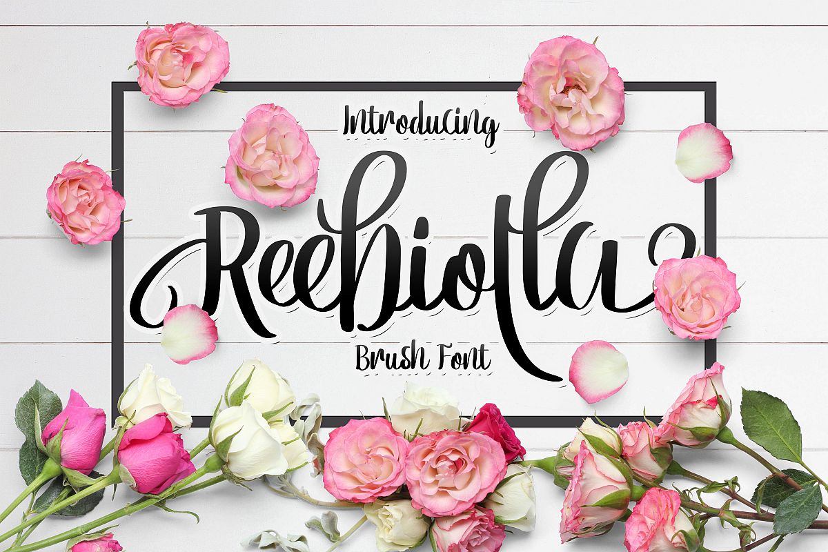 Reebiolla Brush Font example image