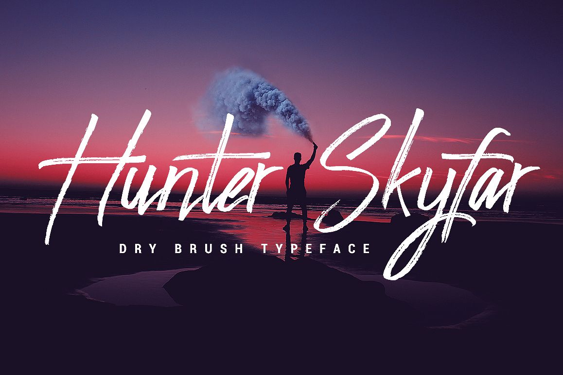Hunter Skyfar - Dry Brush Script example image